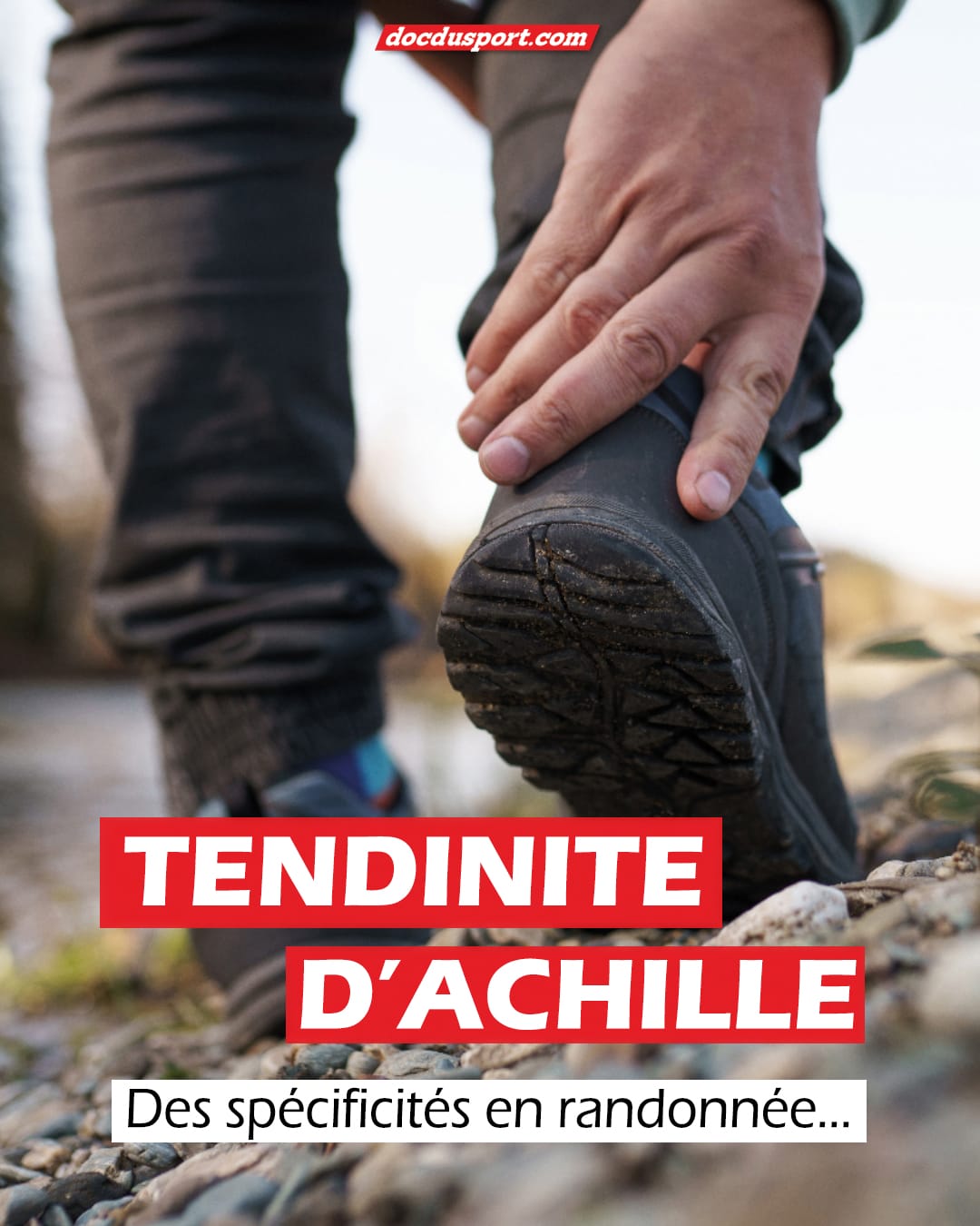 Douleur derrière la cheville après une longue marche ? 🤔
Et si ce n’était pas une tendinite d’Achille "classique"… mais une blessure différente, qui nécessite un traitement spécifique ?

👉 Péritendinite liée aux chaussures de rando, maladie de Haglund, tendinite d’insertion… Chaque cause a ses symptômes et ses solutions !

➡️ Découvrez les explications du @DocteurStephaneCascua et les bons réflexes pour randonner sans douleur dans notre nouvel article sur notre site www.docdusport.com (🔗 lien dans la bio rubrique "Lire tous nos articles" ).

❓ Et vous, avez-vous déjà eu mal au tendon d’Achille en randonnée ? Comment avez-vous géré ?