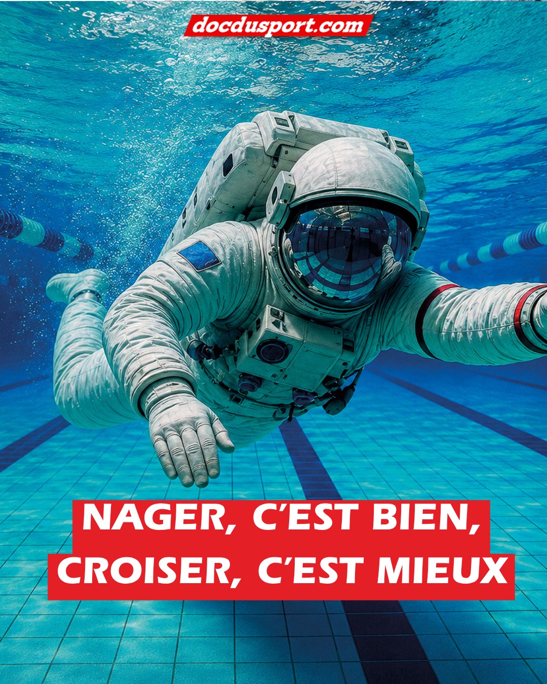 🏊‍♂️ **Vous nagez pour entretenir votre corps ? Très bien. Mais il lui manque peut-être quelque chose.**

La natation a tout pour plaire : elle fait travailler le cœur, les bras, les jambes, améliore l’endurance et ménage les articulations.

Mais il y a un paradoxe que l’on oublie souvent : **dans l’eau, votre corps n’est presque pas soumis à la gravité.**

Or, certaines contraintes sont justement nécessaires pour continuer à adapter nos os, nos muscles et notre système locomoteur.

C’est pourquoi nager peut être excellent pour votre santé… **sans être suffisant à lui seul.**

👉 Course à pied, marche nordique, renforcement musculaire : découvrez pourquoi ces activités peuvent compléter intelligemment la natation.

Et si vous êtes triathlète, l’article va encore plus loin : les trois disciplines forment un étonnant continuum physiologique, de l’horizontalité à la verticalité.

📖 Découvrez l’analyse du notre rédacteur en chef Dr Stéphane Cascua dans notre article sur www.docdusport.com (lien dans la bio).

💬 Vous êtes nageur, coureur ou triathlète : comment combinez-vous vos activités ?