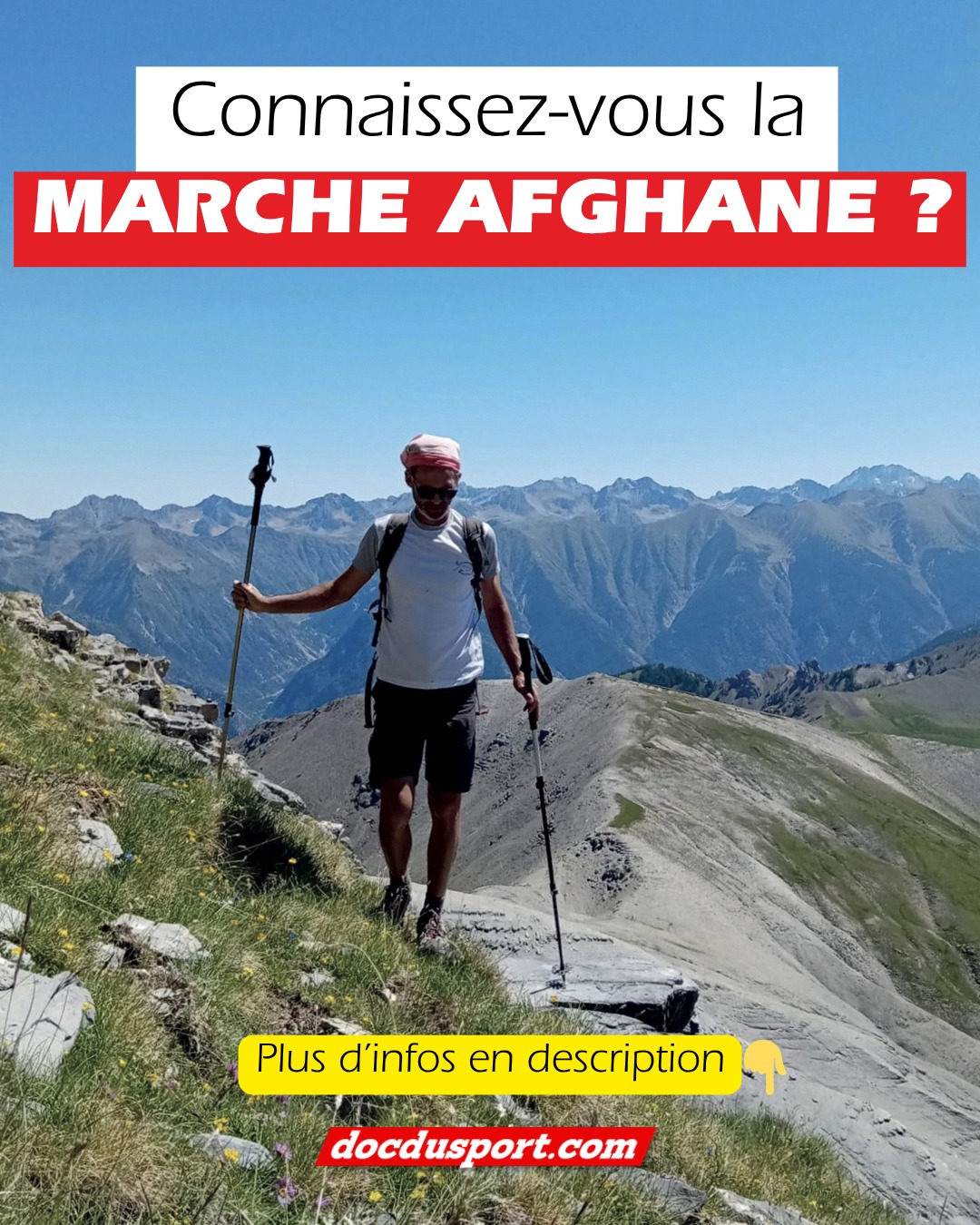 🌬️🥾 Vous marchez avec vos jambes… mais respirez-vous correctement ?

Et si votre souffle devenait votre meilleur équipement ?

La marche afghane apprend à synchroniser respiration, posture et rythme pour :
✨ marcher plus longtemps,
💪 réduire la fatigue,
🏔️ être plus à l'aise en montée,
😊 profiter davantage de chaque sortie.

Bonne nouvelle : ces techniques sont aussi utiles en trail, en marche nordique ou en Fast Hiking.

📌 Enregistrez ce post pour votre prochaine randonnée.

👉 Découvrez pourquoi la respiration peut devenir votre meilleur allié dans notre article réalisé en partenariat avec la @FFRandonnee sur www.docdusport.com (lien dans la bio).