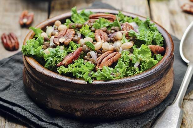 Recette Sportive: salade de lentilles et multi-céréales