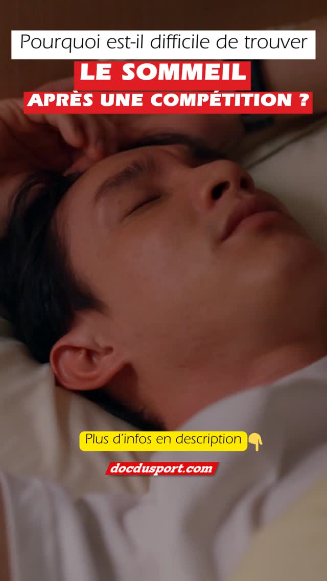 🏃‍♂️ Pourquoi est-il parfois impossible de dormir après une compétition ?

Beaucoup de coureurs le vivent :
vous terminez une course ou une séance intense… vous êtes épuisé… mais le sommeil ne vient pas.

Ce phénomène est bien réel.

Lors d’un effort intense, votre organisme sécrète de la noradrénaline, une hormone qui stimule le système cardiovasculaire et maintient le corps en alerte.
Résultat : votre organisme a besoin de temps pour redescendre en température et retrouver son équilibre.

Dans cet article, vous découvrirez :

✔️ pourquoi votre corps reste en état d’activation après l’effort
✔️ pourquoi les compétitions en soirée perturbent davantage le sommeil
✔️ les stratégies utilisées par les athlètes pour récupérer plus vite

👉 À lire dans notre nouvel article sur notre site www.docdusport.com (🔗 lien dans la bio rubrique "Lire tous nos articles" ).

💬 Question aux coureurs :
Après une course importante, arrivez-vous à dormir facilement ?
