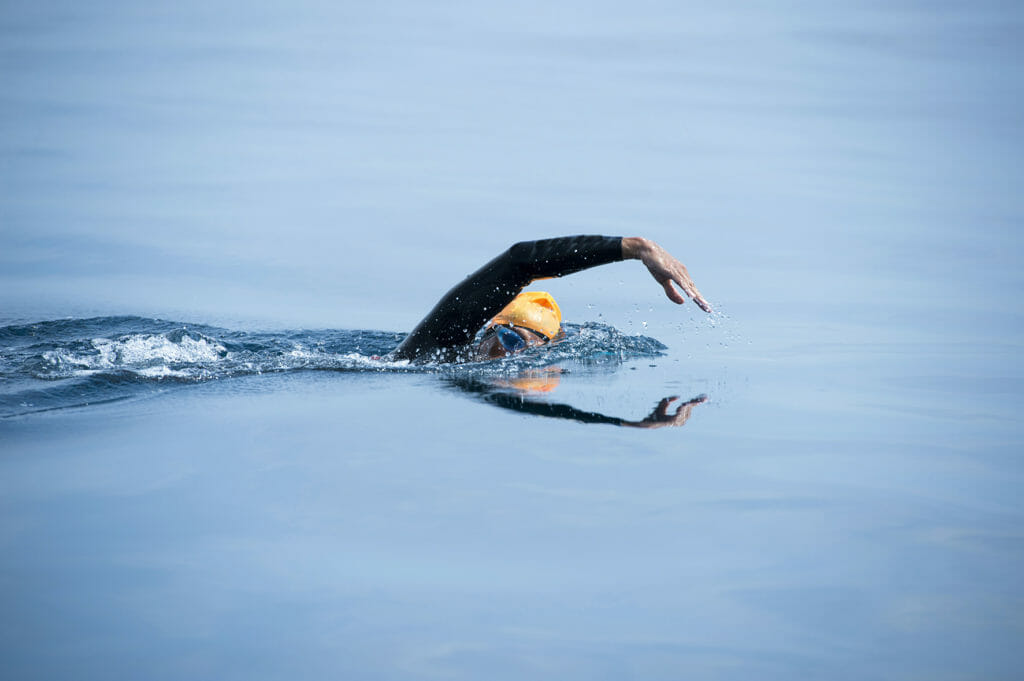 Les principales blessures en natation