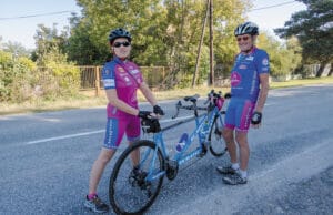 Laetitia Bernard J’ai à la fois une pratique sportive et cyclotouriste.