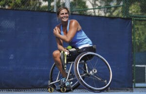 Pauline Déroulède la reconstruction par le paratennis