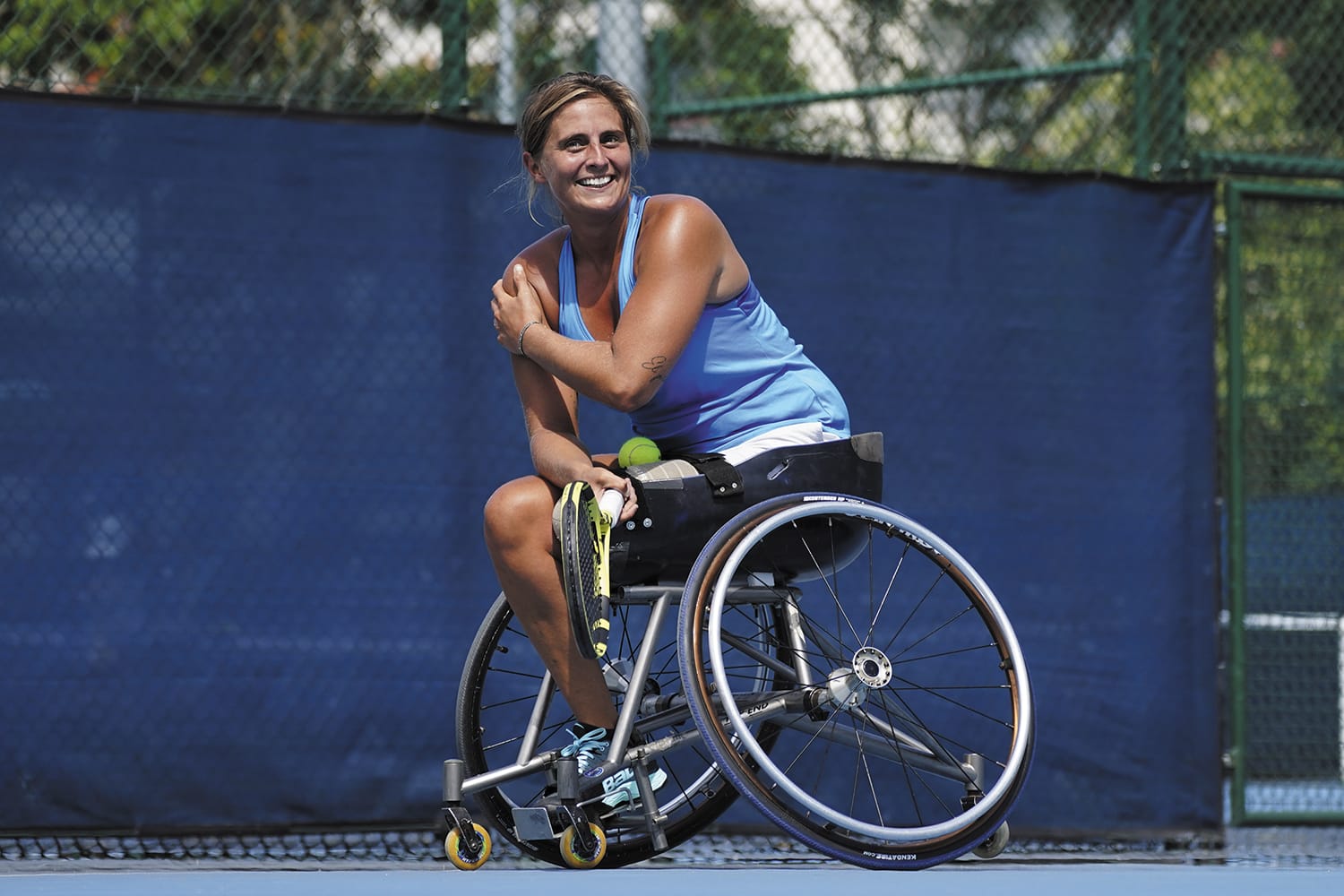 Pauline Déroulède la reconstruction par le paratennis