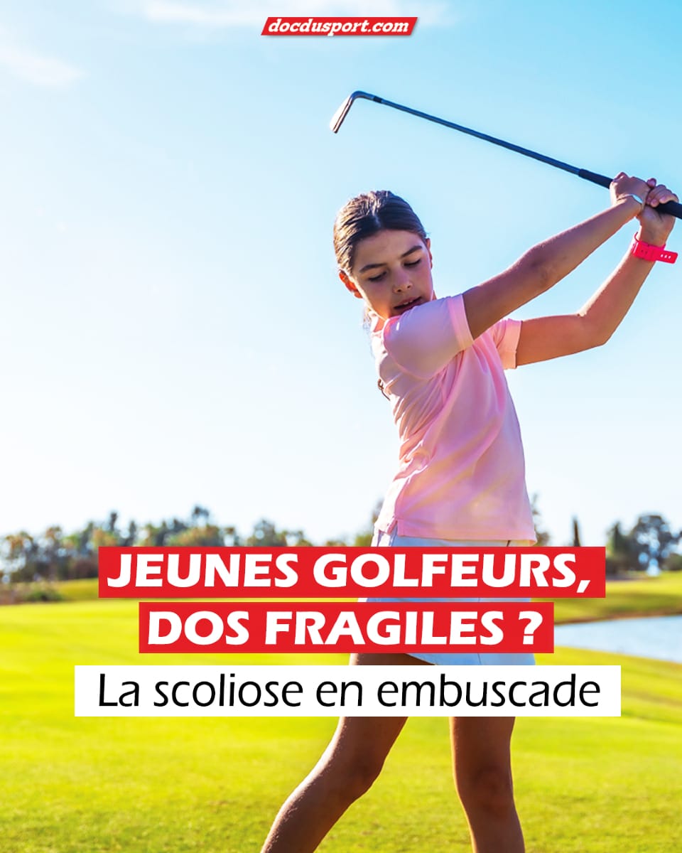 🏌️‍♂️ Quand le swing devient un risque pour la colonne vertébrale…

Saviez-vous que près d’1 jeune golfeur de haut niveau sur 3 présente une scoliose ?
Une étude inédite menée sur les adolescents de la @FFGolf révèle une prévalence bien supérieure à la moyenne nationale (1 à 4 %).

👉 Le golf, avec ses torsions répétées, pourrait-il favoriser l’apparition de déformations du rachis ?

🧠 Ce que l’étude montre aussi :
– Les filles sont plus touchées que les garçons
– La douleur n’est pas toujours un indicateur fiable
– Le dépistage par imagerie 3D (EOS®) change la donne

🗨️ Parents, coachs, jeunes athlètes : êtes-vous suffisamment informés ?

📖 À lire absolument si vous êtes concerné·e par la santé des jeunes sportifs sur www.docdusport.com (lien dans la bio)