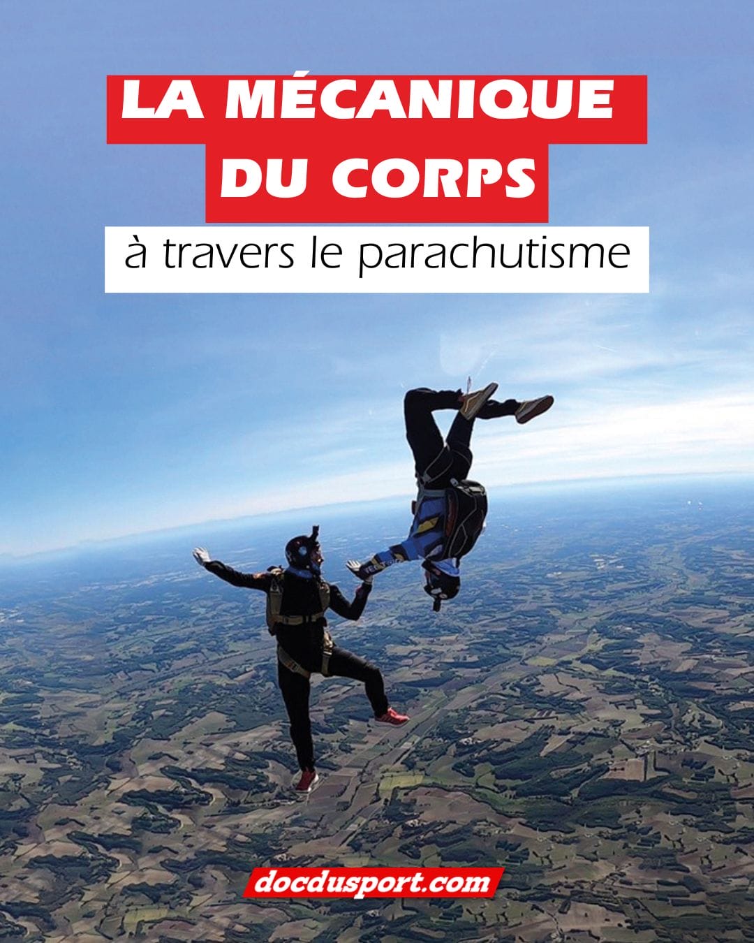 Et si comprendre son corps permettait… de mieux voler ? ✈️💨
Anne-Laure Barthelot a réuni deux univers improbables : l’ostéopathie et le parachutisme.
Résultat : une vision fascinante où mécanique du corps, posture parfaite et sensations fortes se rencontrent à 250 km/h.

👉 Vous voulez découvrir comment le parachutisme peut libérer l’esprit et révéler une autre perception du corps ?
Plongez dans son histoire captivante ↓
🔗 Lire l’article sur www.docdusport.com (lien dans la bio)

💬 Avez-vous déjà tenté un saut ou rêvez-vous de le faire un jour ?