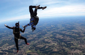 La mécanique du corps à travers le parachutisme