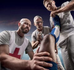 Les blessures dans le football