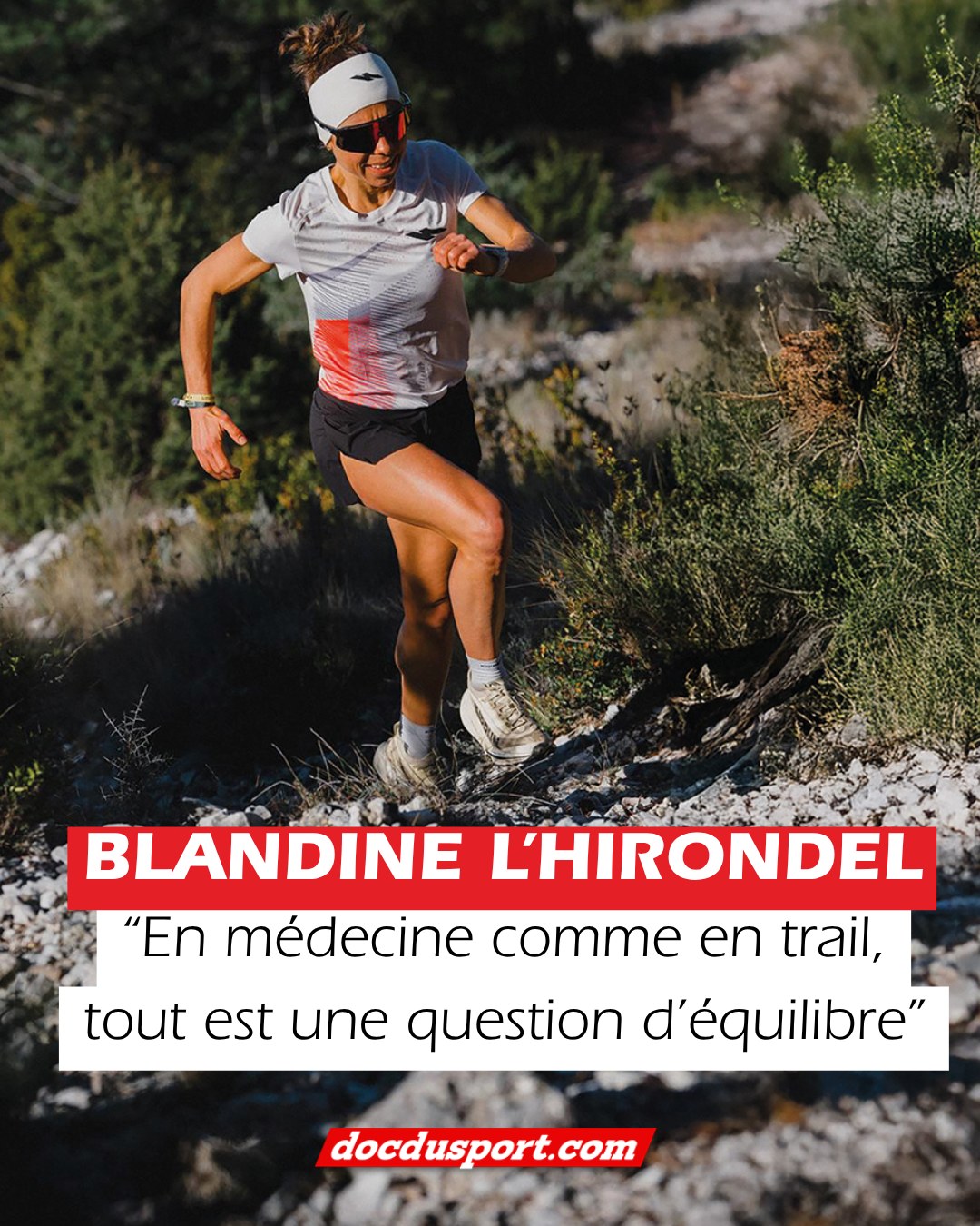 🏃‍♀️ Blandine L’Hirondel : « En médecine comme en trail, tout est une question d’équilibre »

Deux titres mondiaux. Une victoire sur la Diagonale des Fous®. Une carrière de gynécologue-obstétricienne.

Et derrière ces performances, une conviction : on ne peut pas demander toujours plus à son corps sans apprendre à l’écouter.

Dans cet entretien, Blandine L’Hirondel parle sans détour de santé féminine, d’aménorrhée, de ménopause, de grossesse, de surentraînement… mais aussi de performance et de cette recherche permanente d’équilibre.

💬 « Il n’existe aucune discipline où les femmes ne sont pas capables. »

Une parole de championne, mais surtout un message qui concerne toutes les sportives.

👉 Découvrez son témoignage complet sur www.docdusport.com (lien dans la bio).

Et vous, quel est le signe qui vous fait comprendre qu’il est temps de lever le pied ?